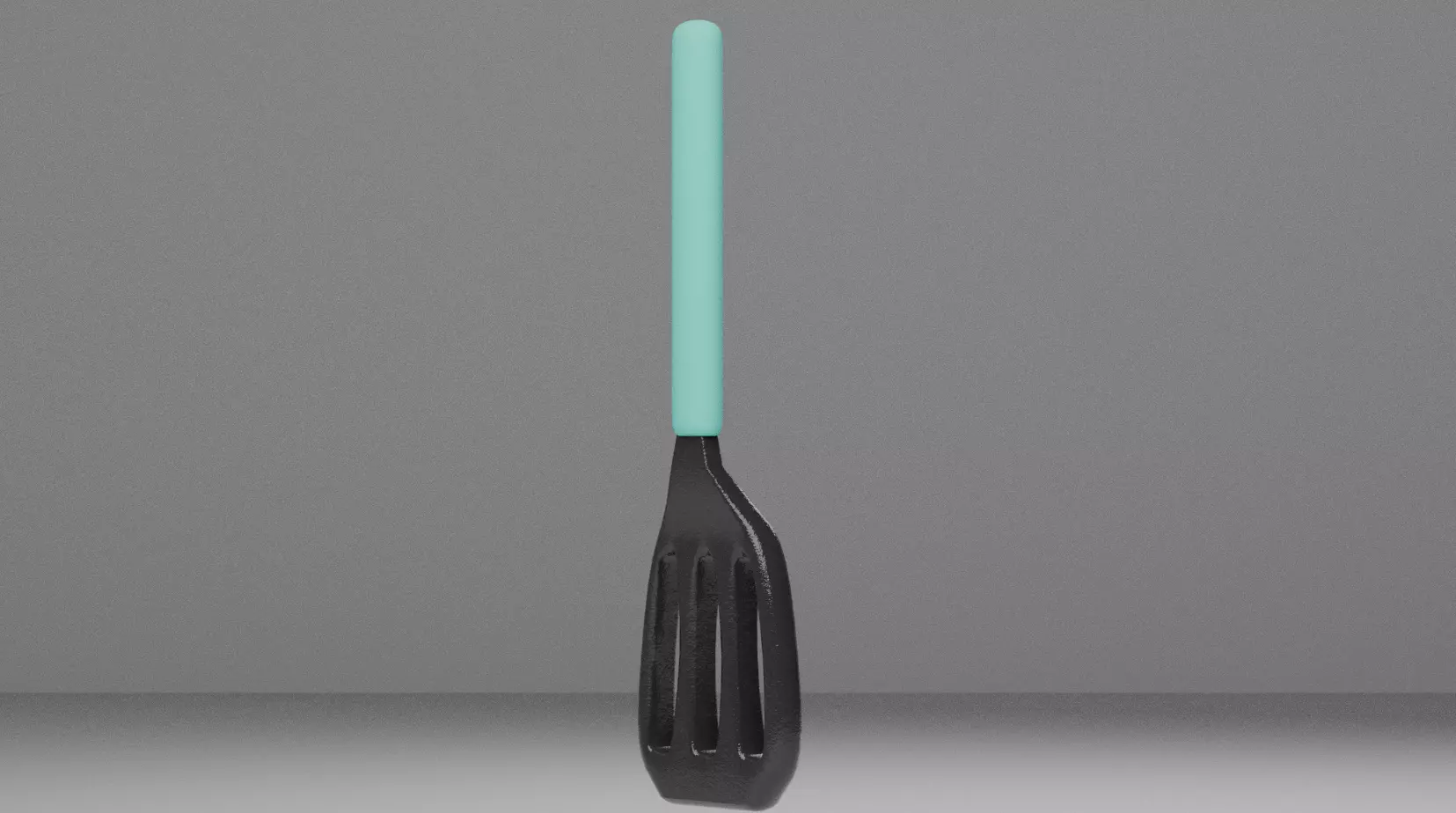 Spatula Low-poly 3D model_1