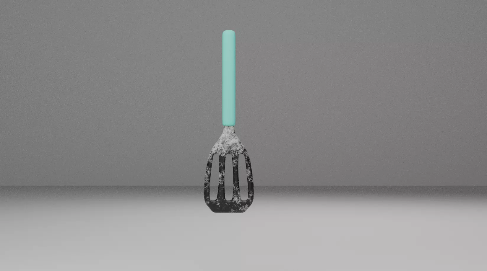 Spatula Low-poly 3D model_10