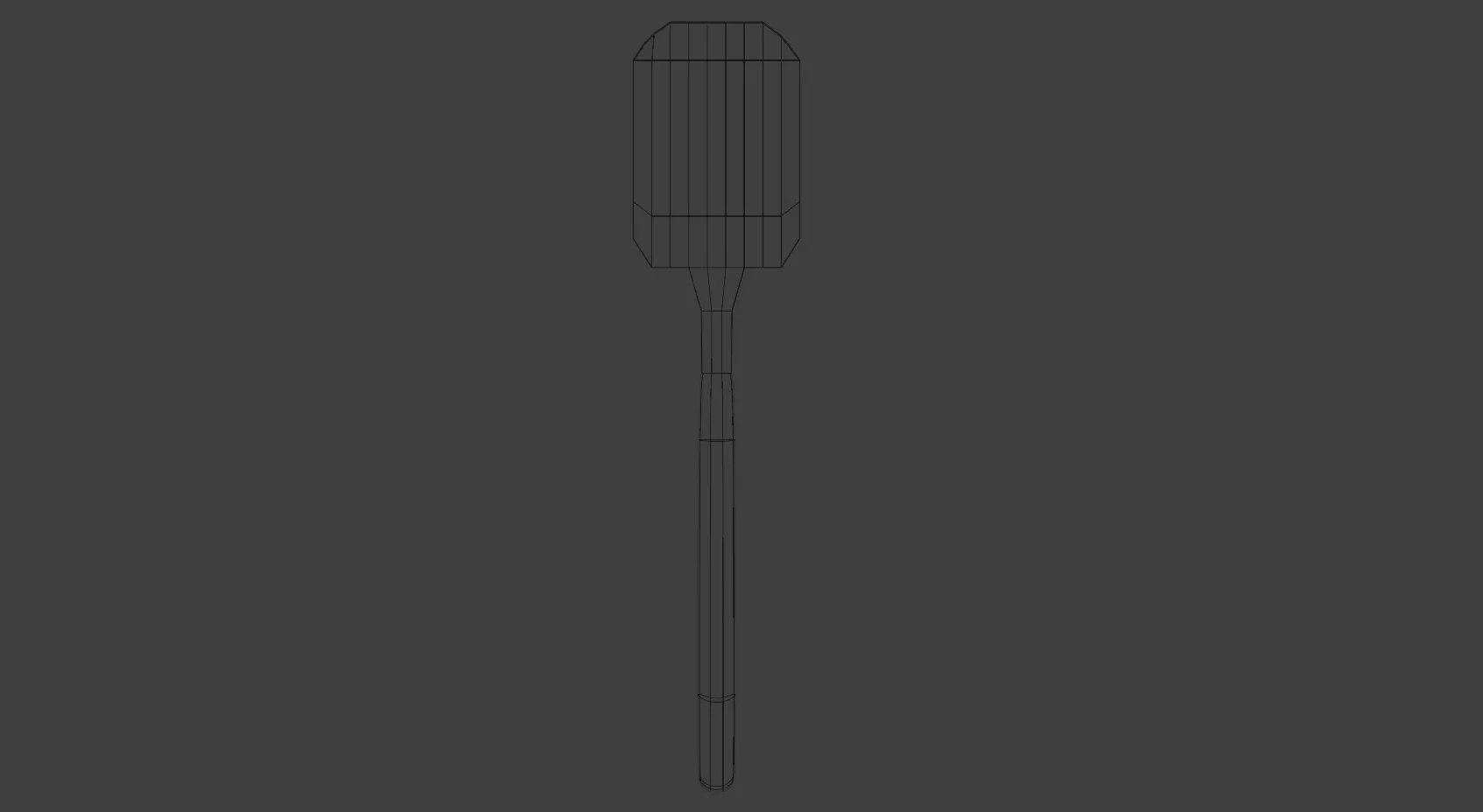 Spatula Low-poly 3D model_6