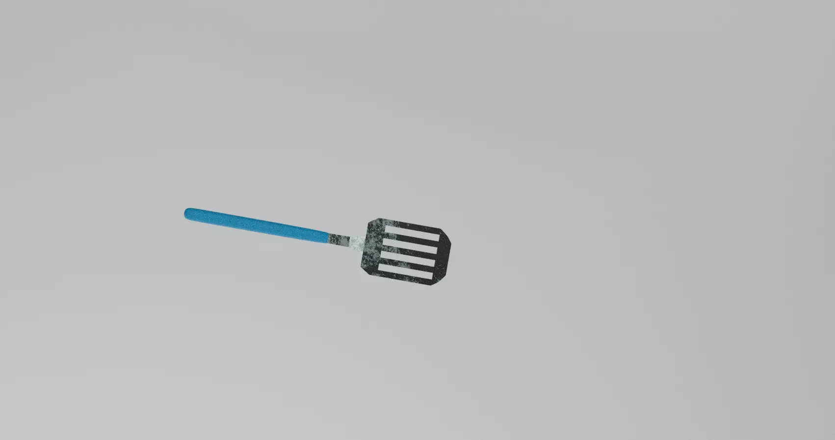Spatula Low-poly 3D model_4