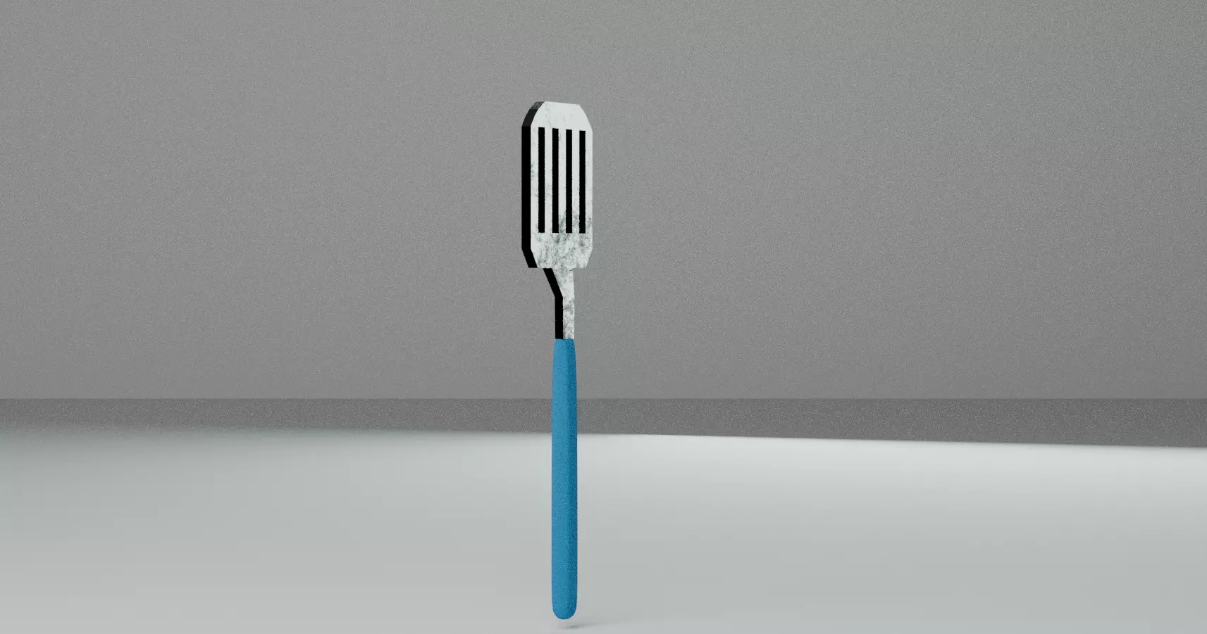 Spatula Low-poly 3D model_2