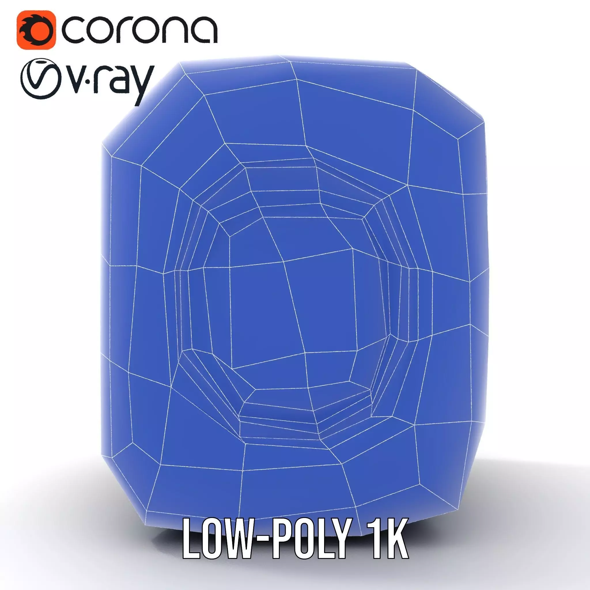 Futuristic Energy Generator Model Pack with LED Lighting Low-poly 3D model_30