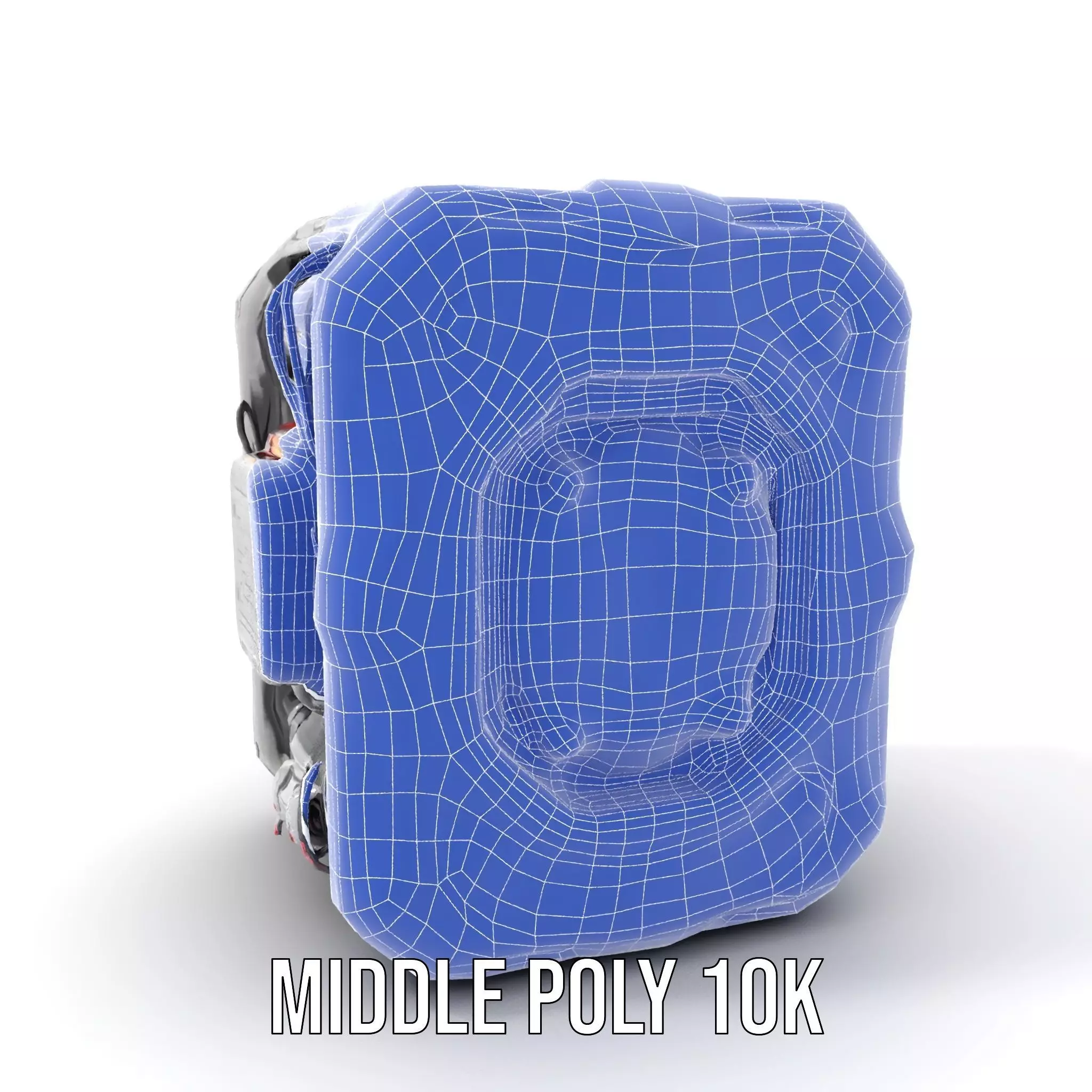 Futuristic Energy Generator Model Pack with LED Lighting Low-poly 3D model_21