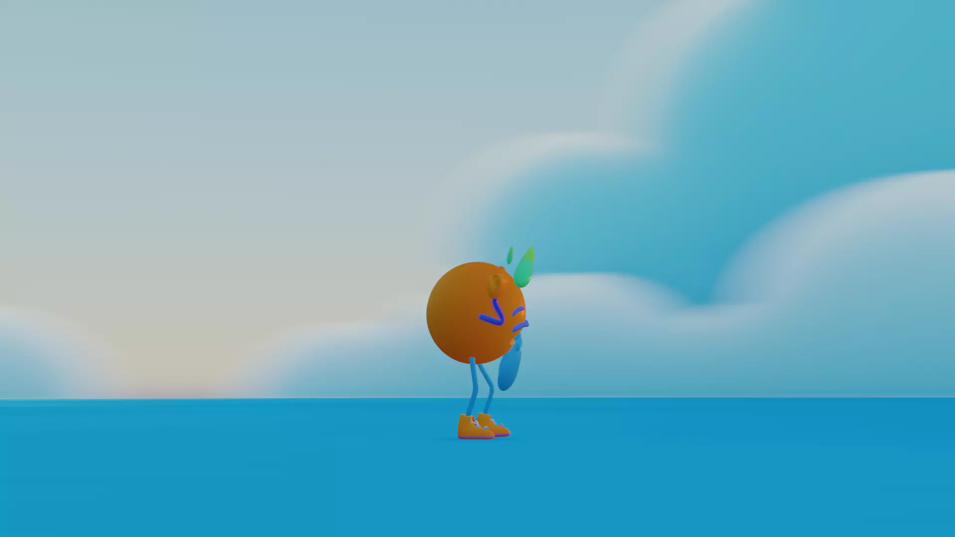 Emoji Crying  Low-poly 3D model_36