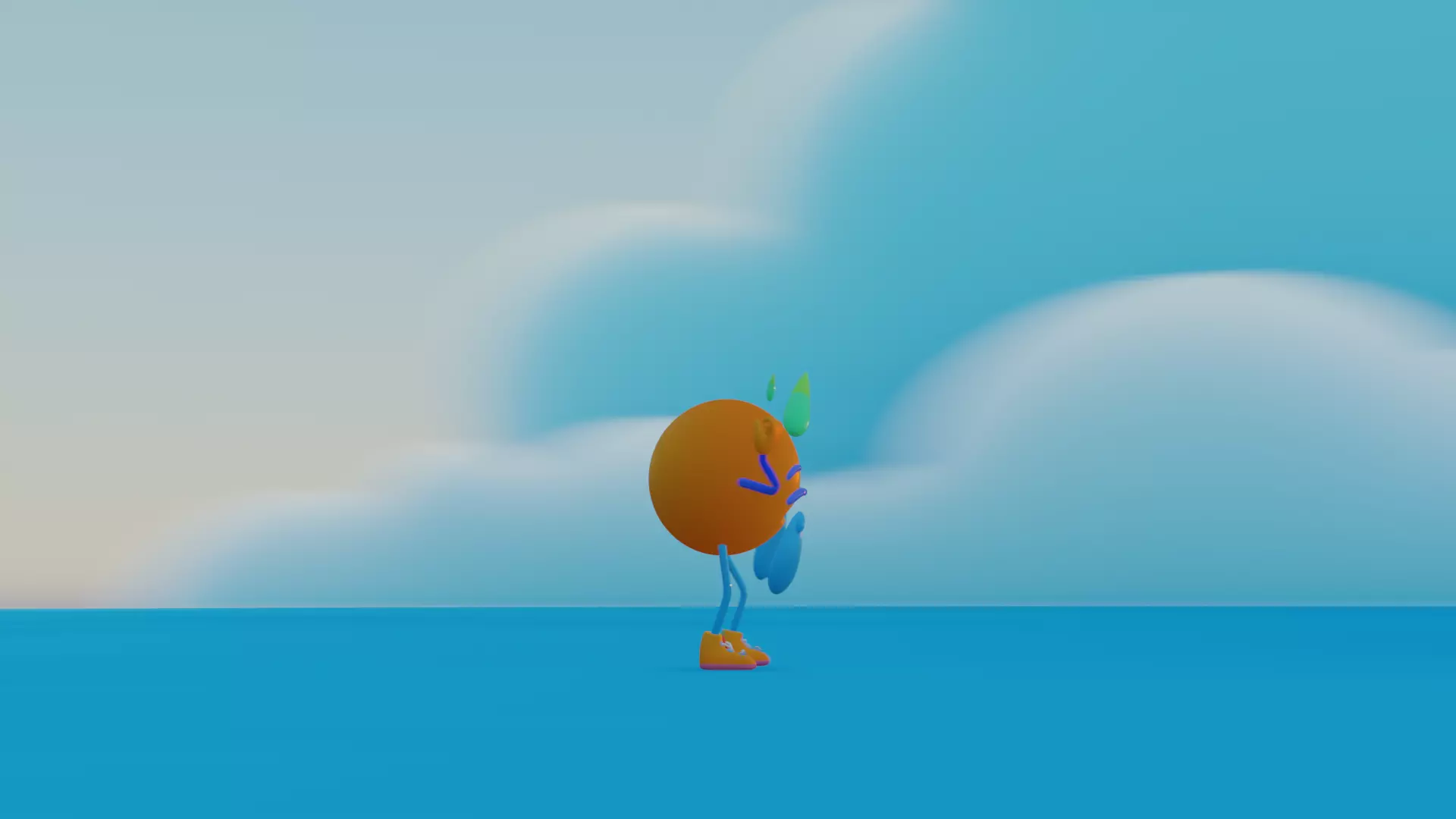 Emoji Crying  Low-poly 3D model_38