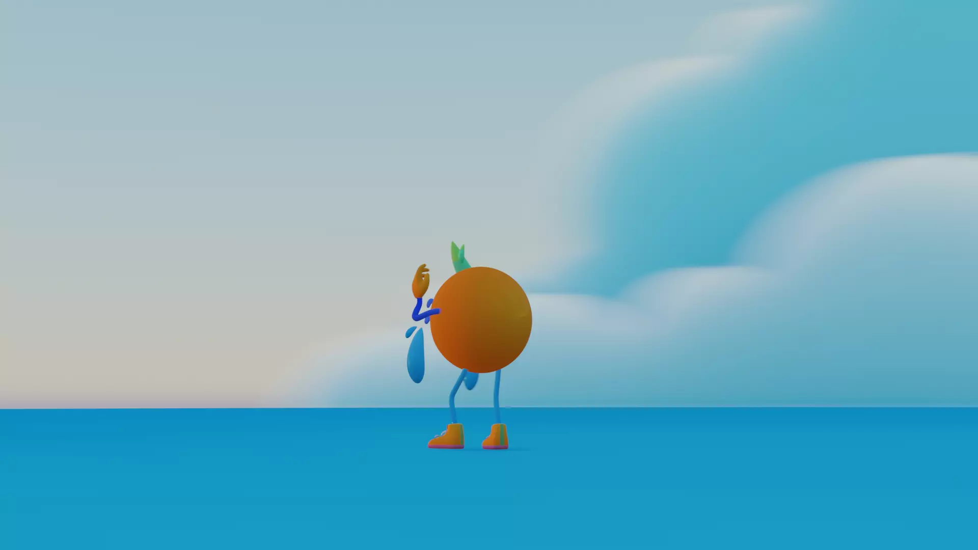 Emoji Crying  Low-poly 3D model_22