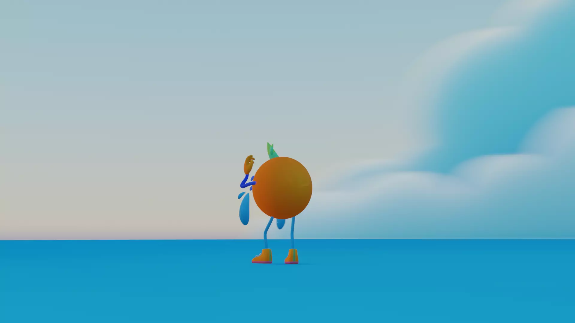 Emoji Crying  Low-poly 3D model_35