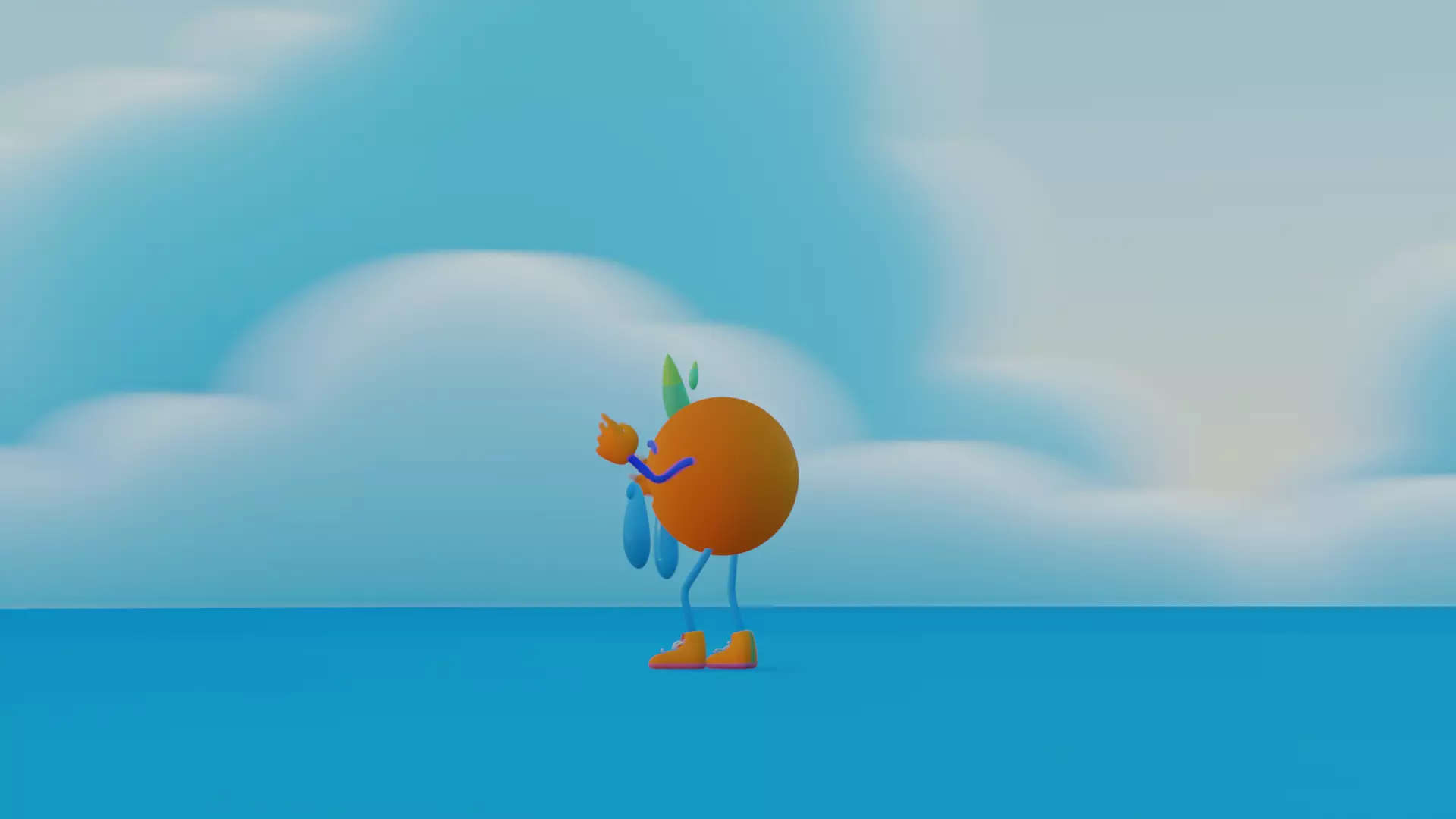 Emoji Crying  Low-poly 3D model_16