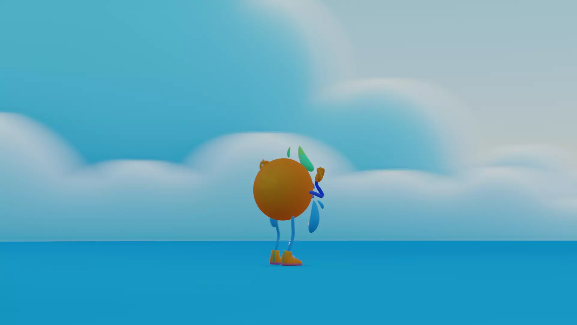 Emoji Crying  Low-poly 3D model_34