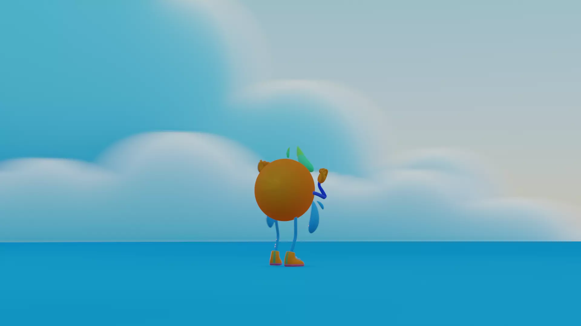 Emoji Crying  Low-poly 3D model_27