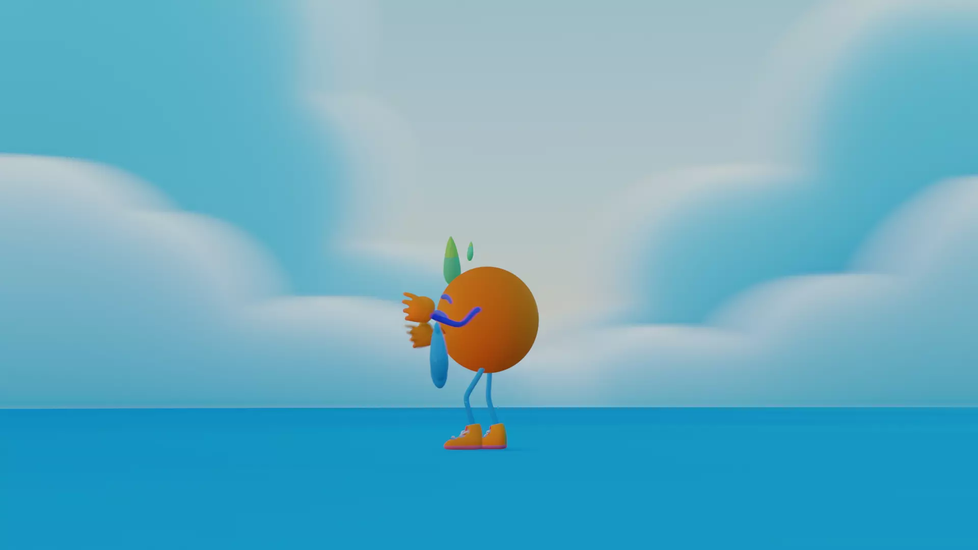 Emoji Crying  Low-poly 3D model_13