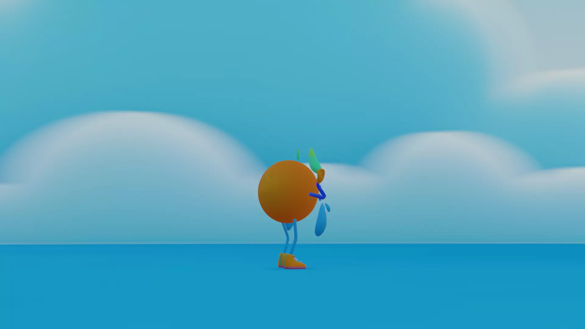 Emoji Crying  Low-poly 3D model_30