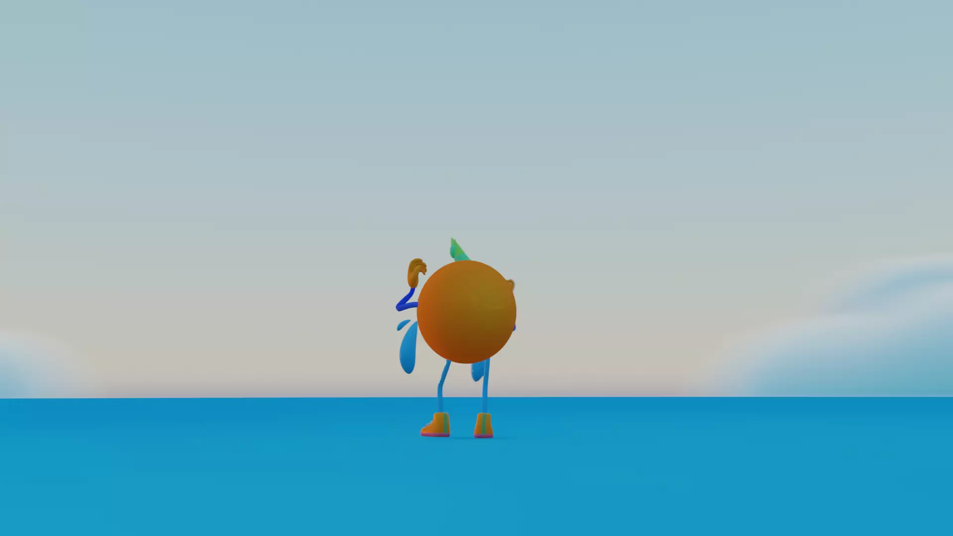 Emoji Crying  Low-poly 3D model_23