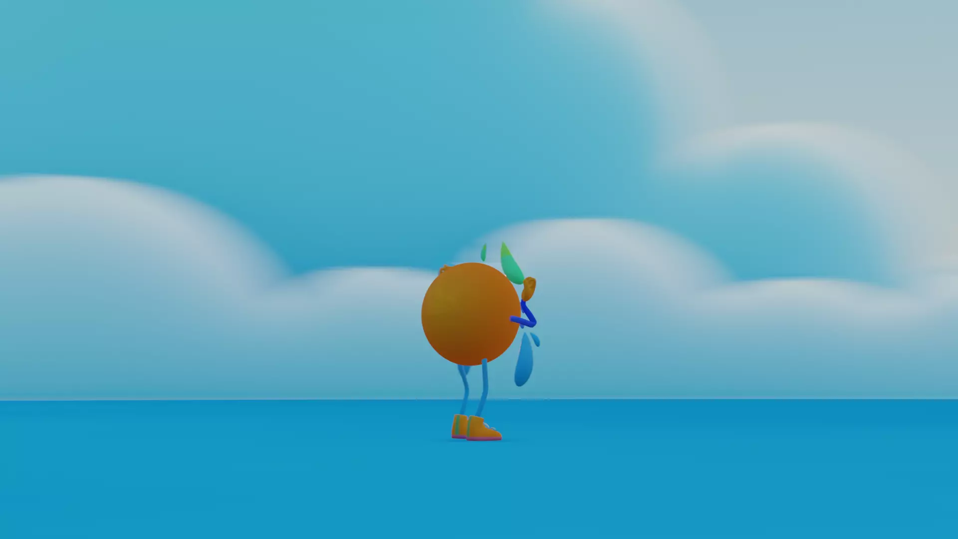 Emoji Crying  Low-poly 3D model_29