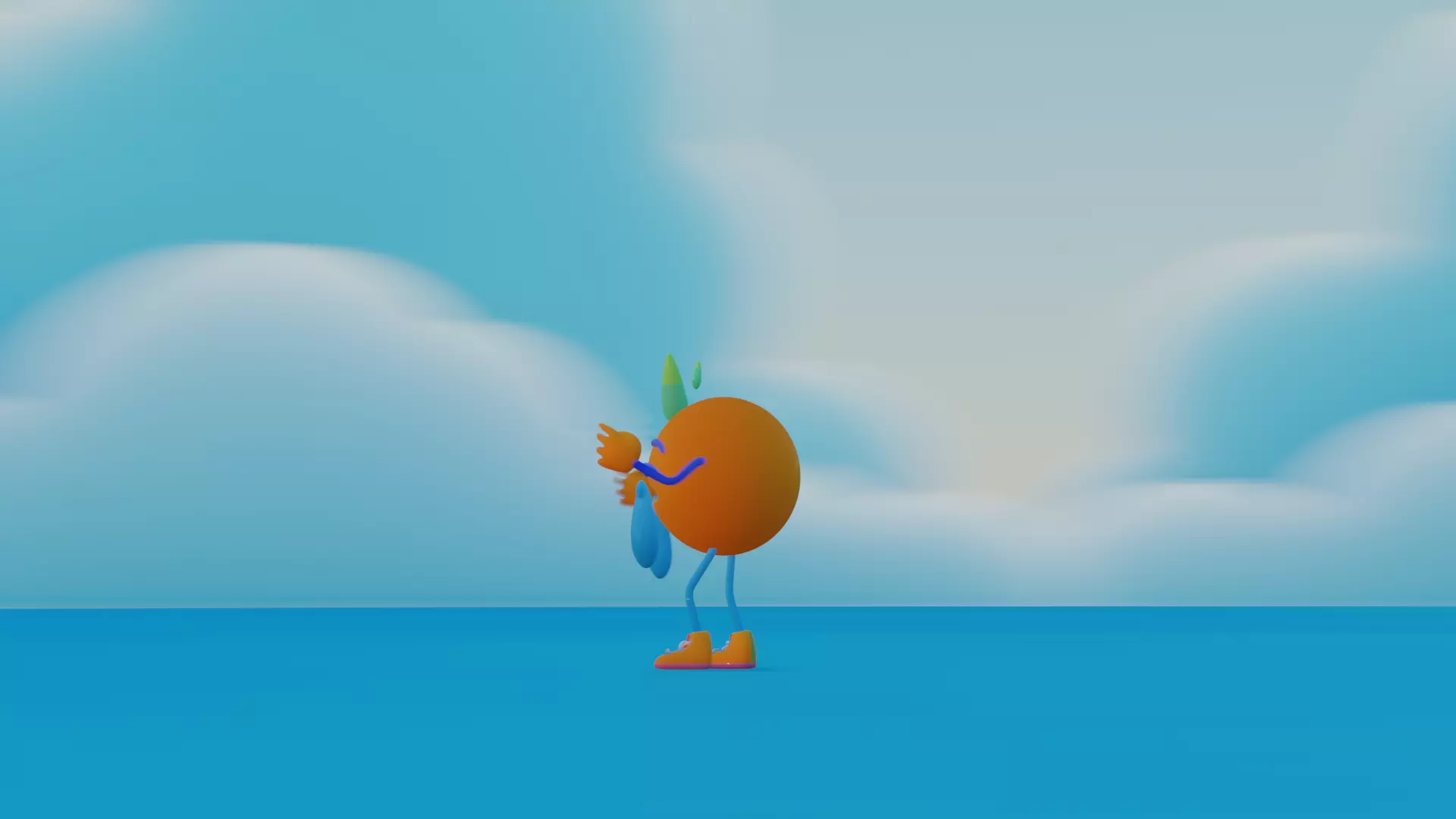 Emoji Crying  Low-poly 3D model_12