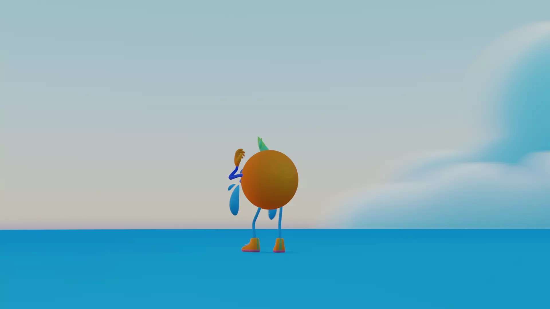 Emoji Crying  Low-poly 3D model_28