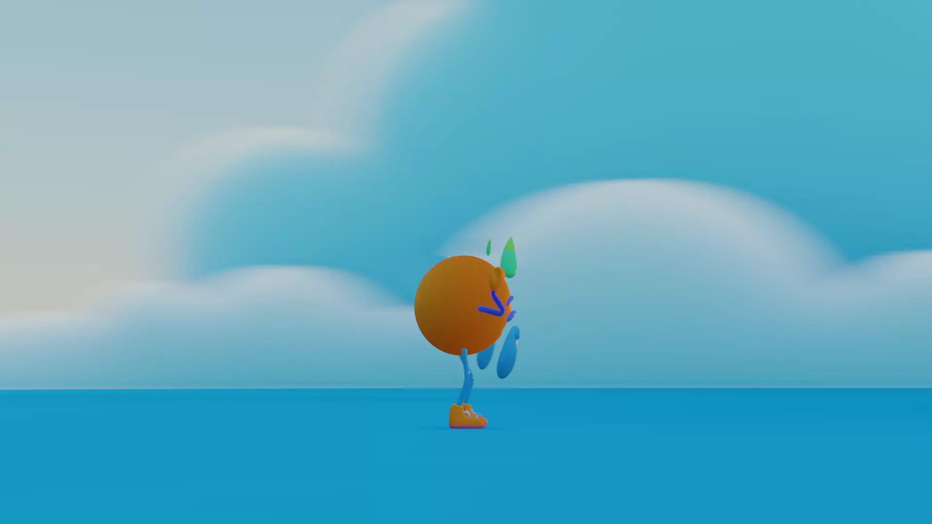 Emoji Crying  Low-poly 3D model_42