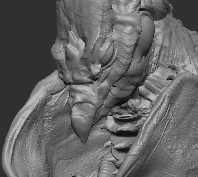 Baby Rodan 3D Model High Detail Monsterverse  3D print model_10