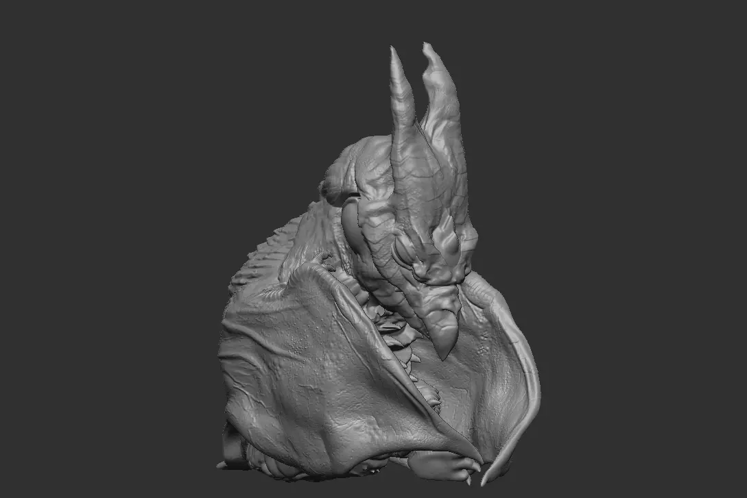 Baby Rodan 3D Model High Detail Monsterverse  3D print model_5