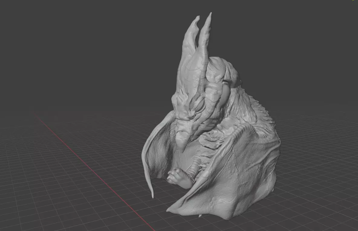 Baby Rodan 3D Model High Detail Monsterverse  3D print model_4