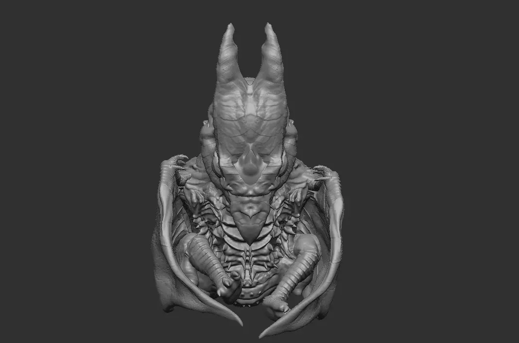 Baby Rodan 3D Model High Detail Monsterverse  3D print model_6