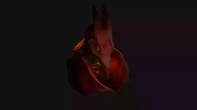 Baby Rodan 3D Model High Detail Monsterverse 