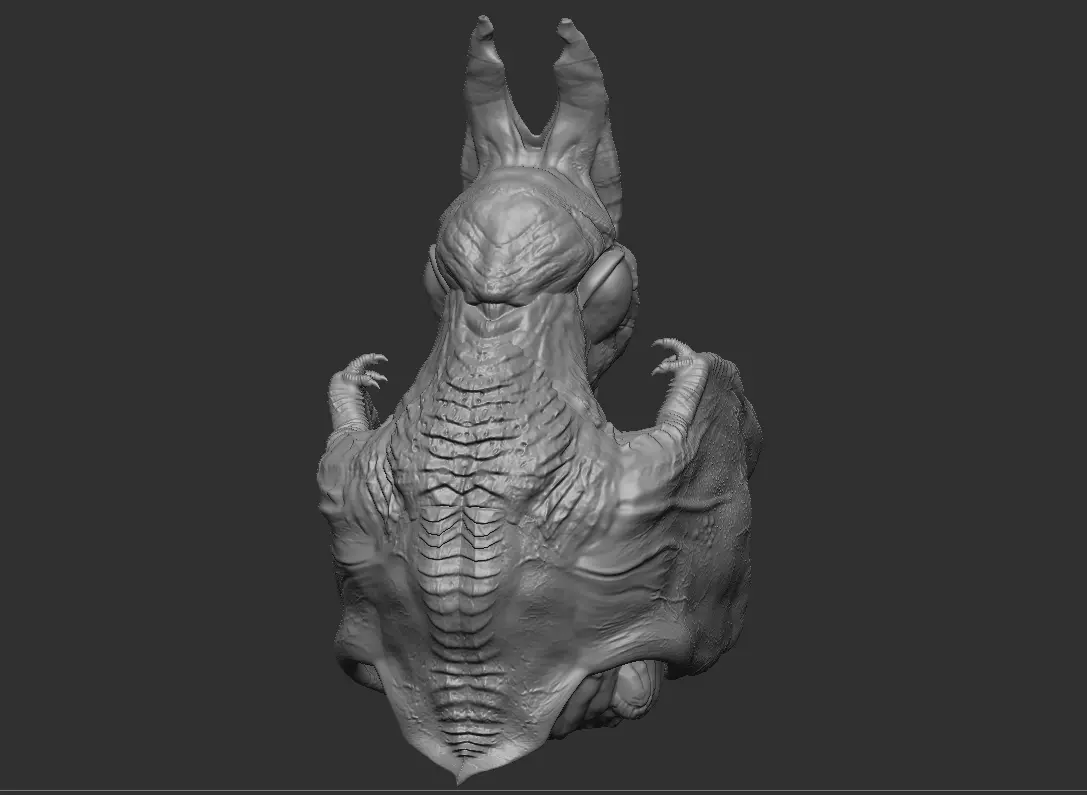Baby Rodan 3D Model High Detail Monsterverse  3D print model_9