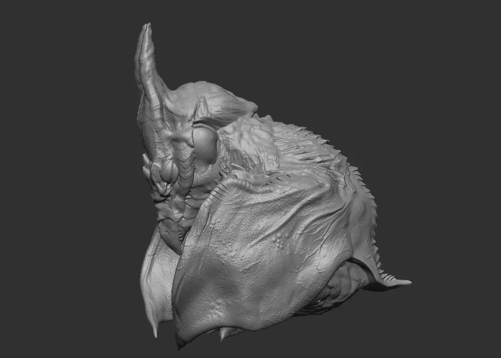 Baby Rodan 3D Model High Detail Monsterverse  3D print model_7