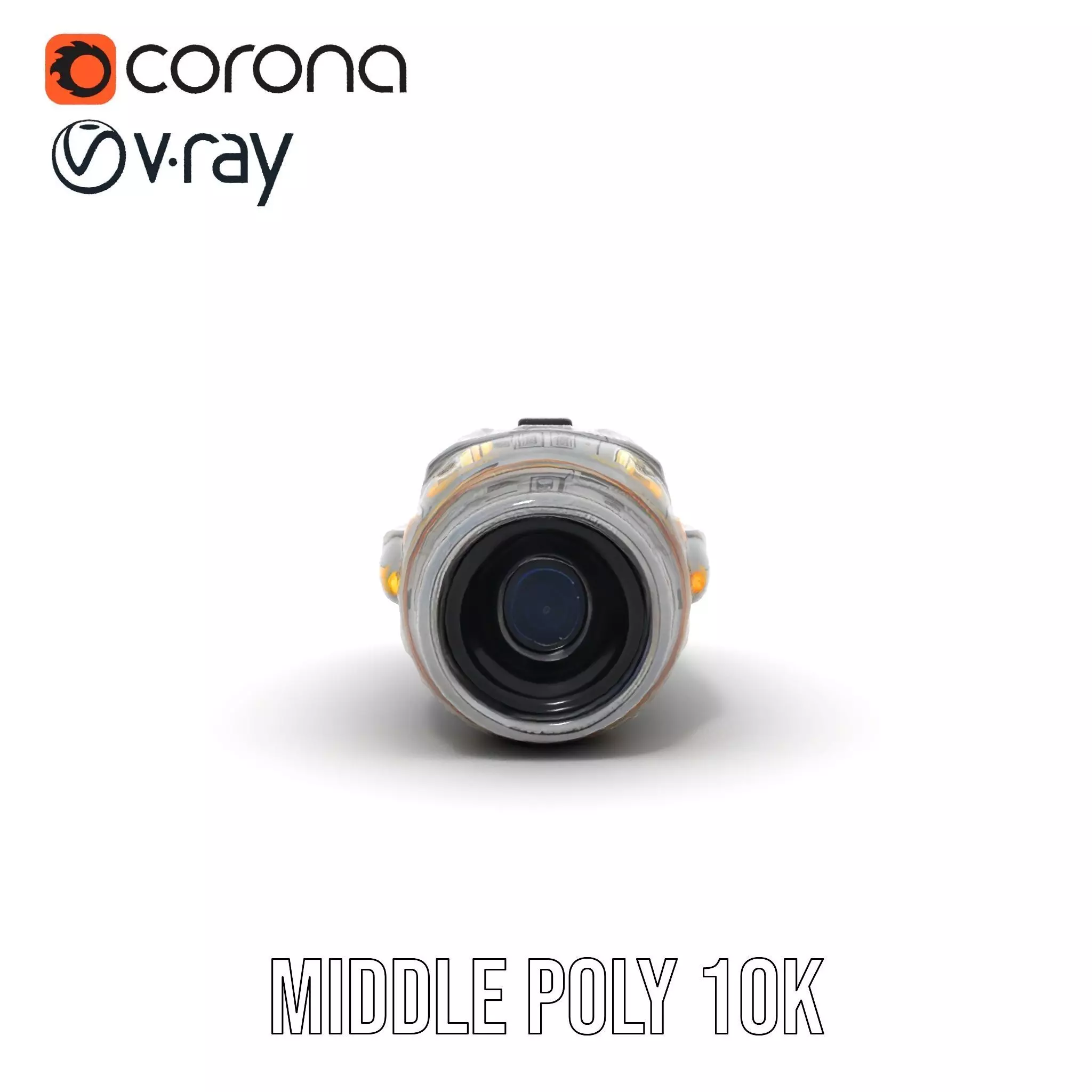 Futuristic SciFi Device model pack Low-poly 3D model_24