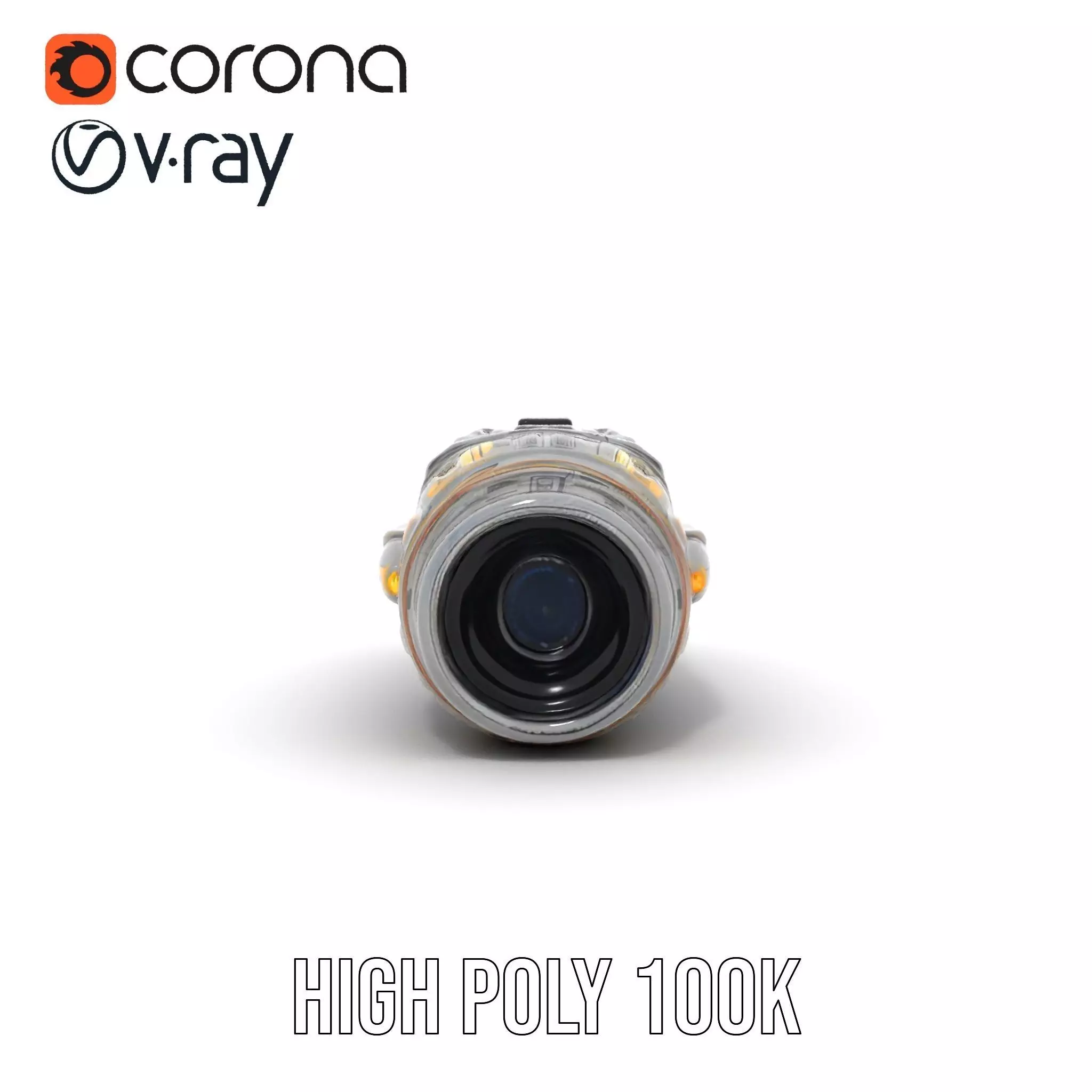 Futuristic SciFi Device model pack Low-poly 3D model_32