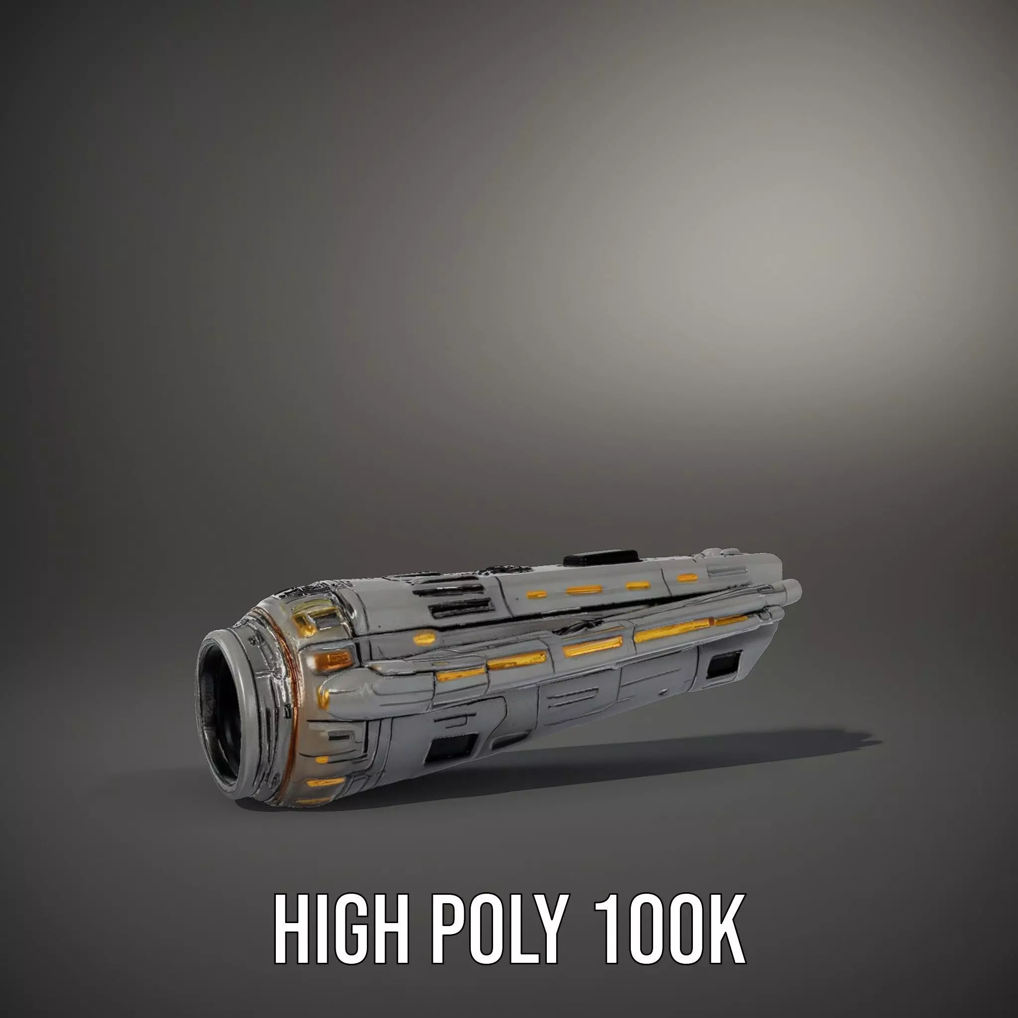 Futuristic SciFi Device model pack Low-poly 3D model_10