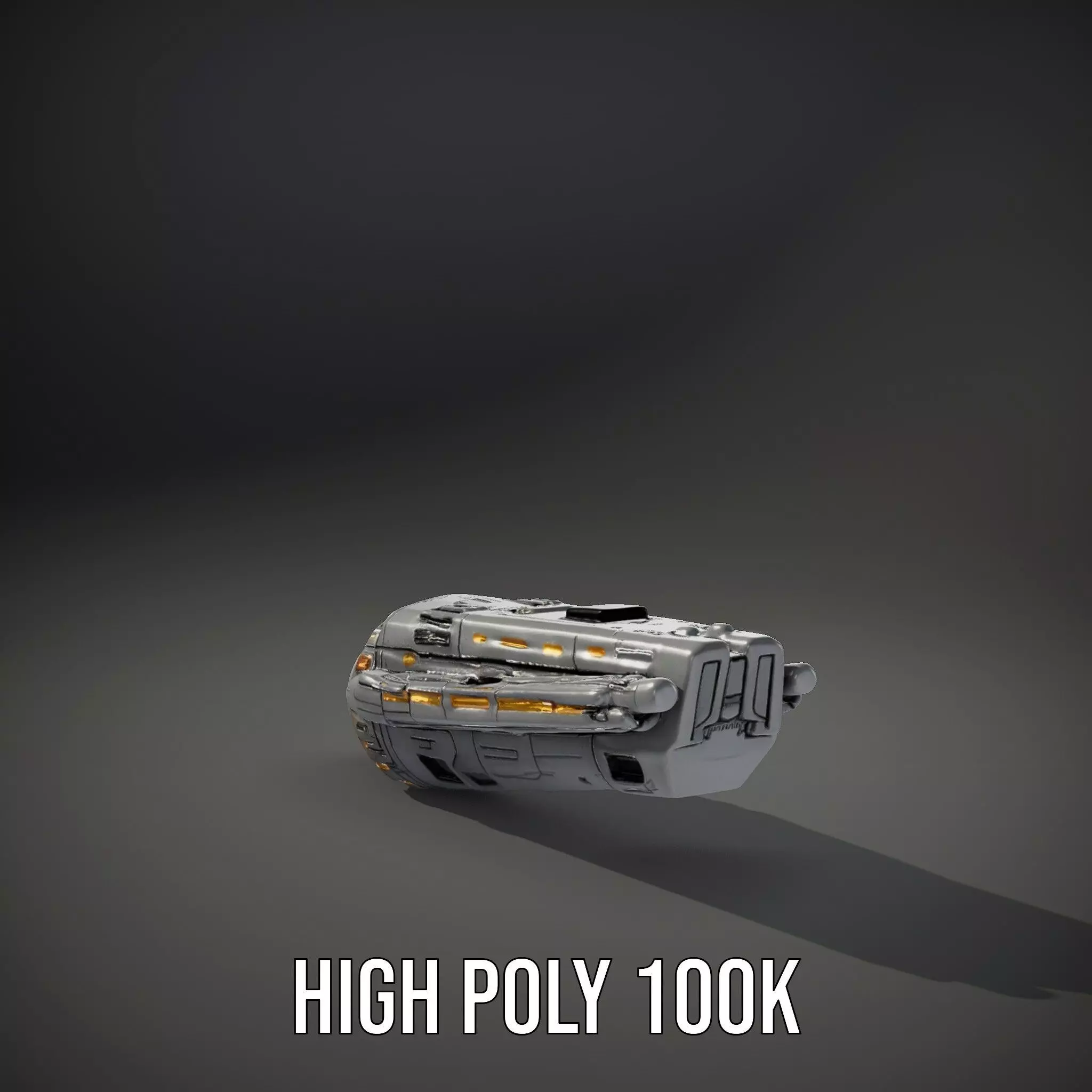 Futuristic SciFi Device model pack Low-poly 3D model_8