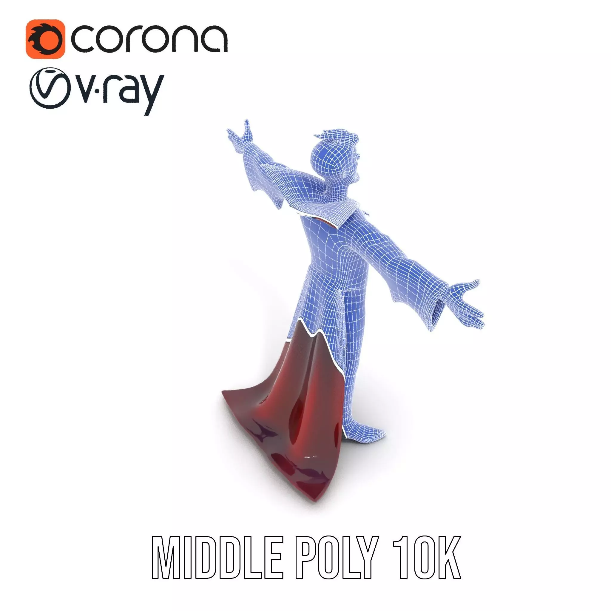 Cartoon Vampire Character Model Pack Low-poly 3D model_30