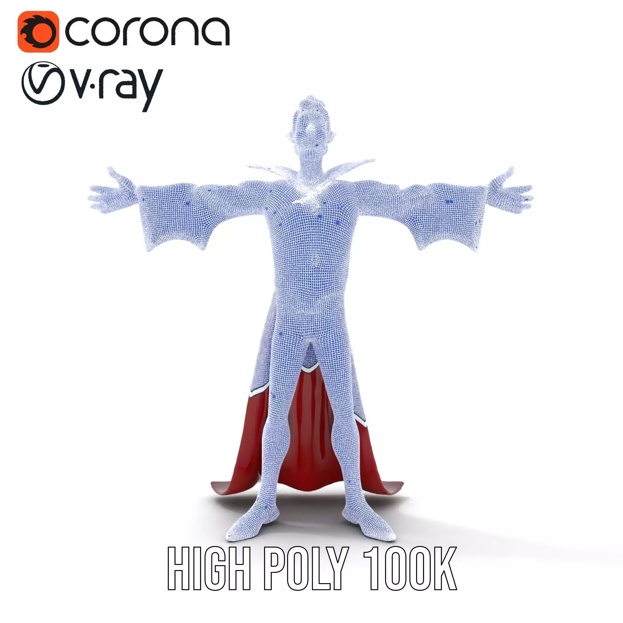 Cartoon Vampire Character Model Pack Low-poly 3D model_32