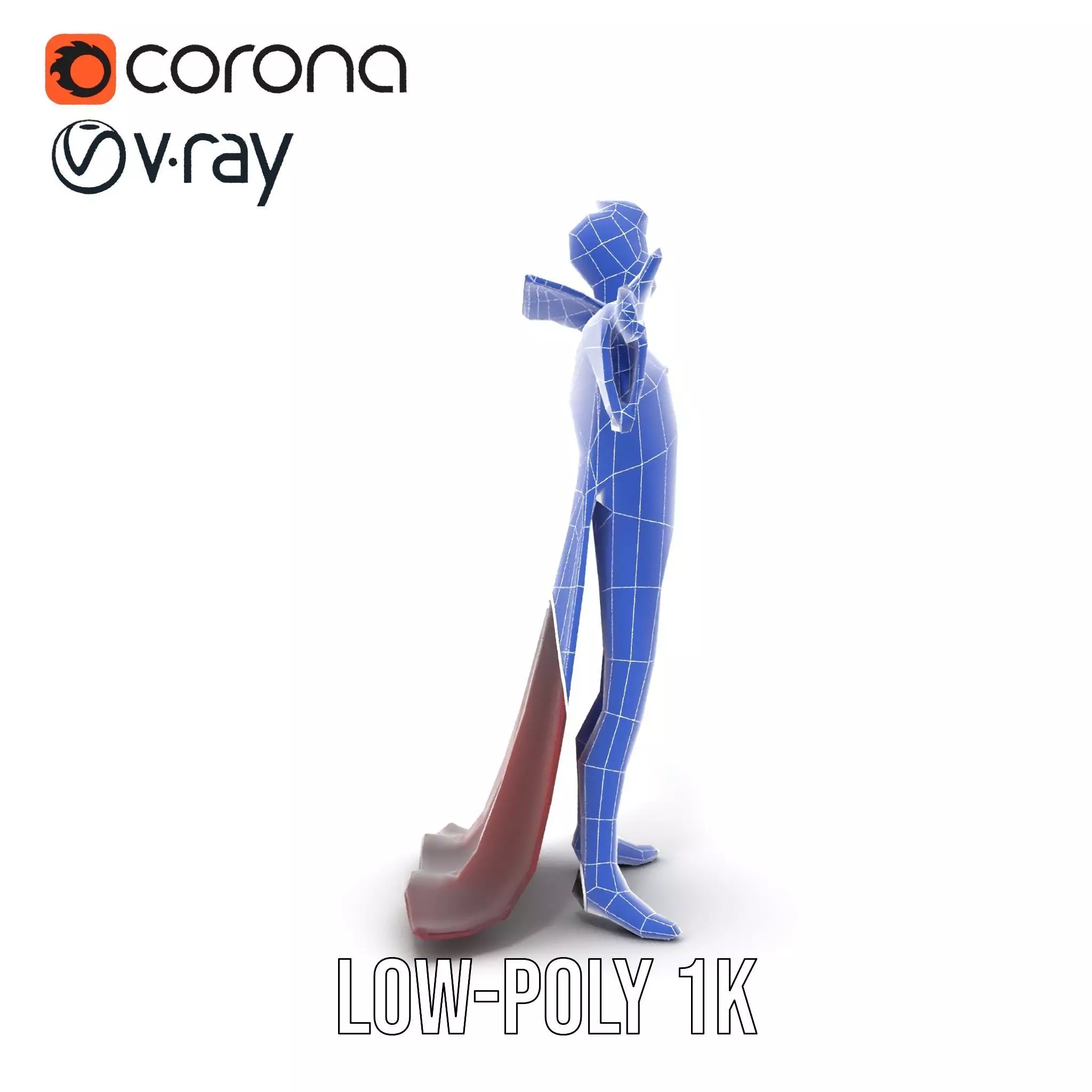 Cartoon Vampire Character Model Pack Low-poly 3D model_31