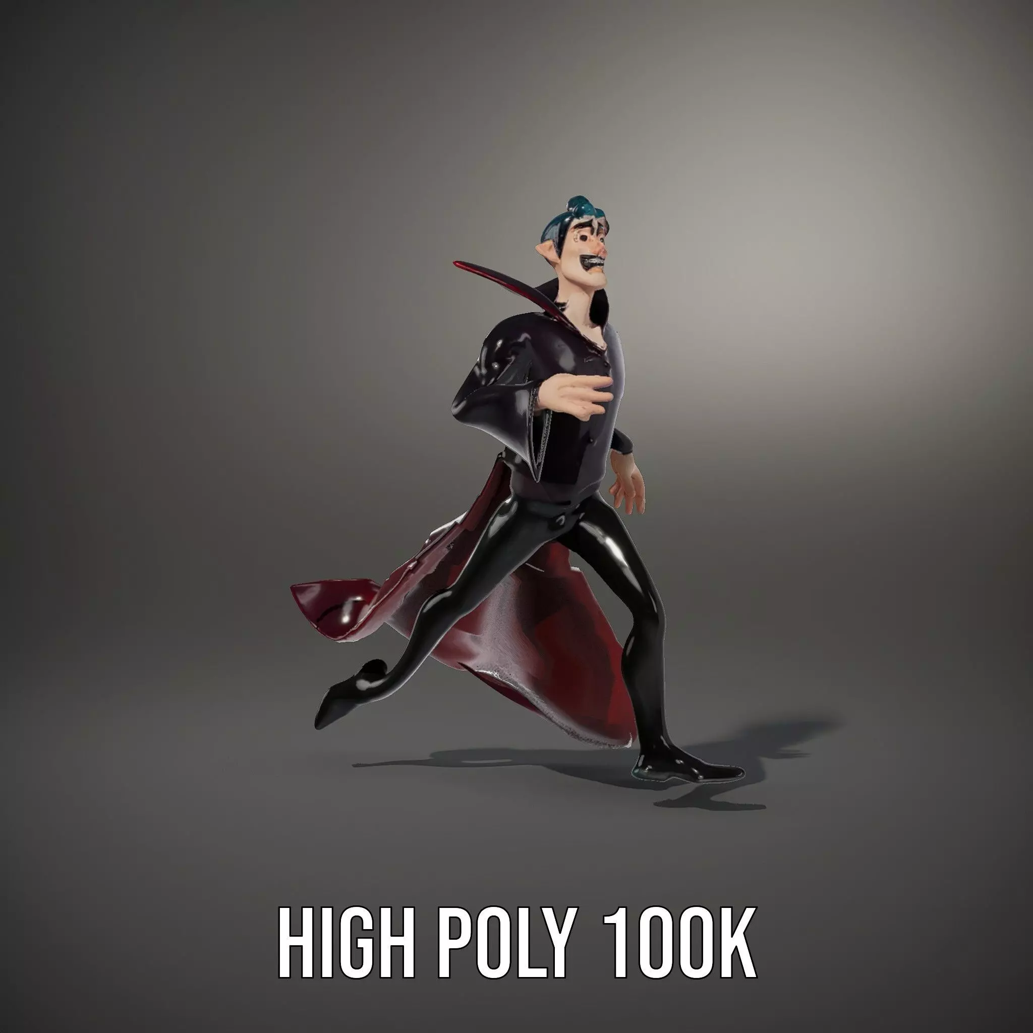 Cartoon Vampire Character Model Pack Low-poly 3D model_8