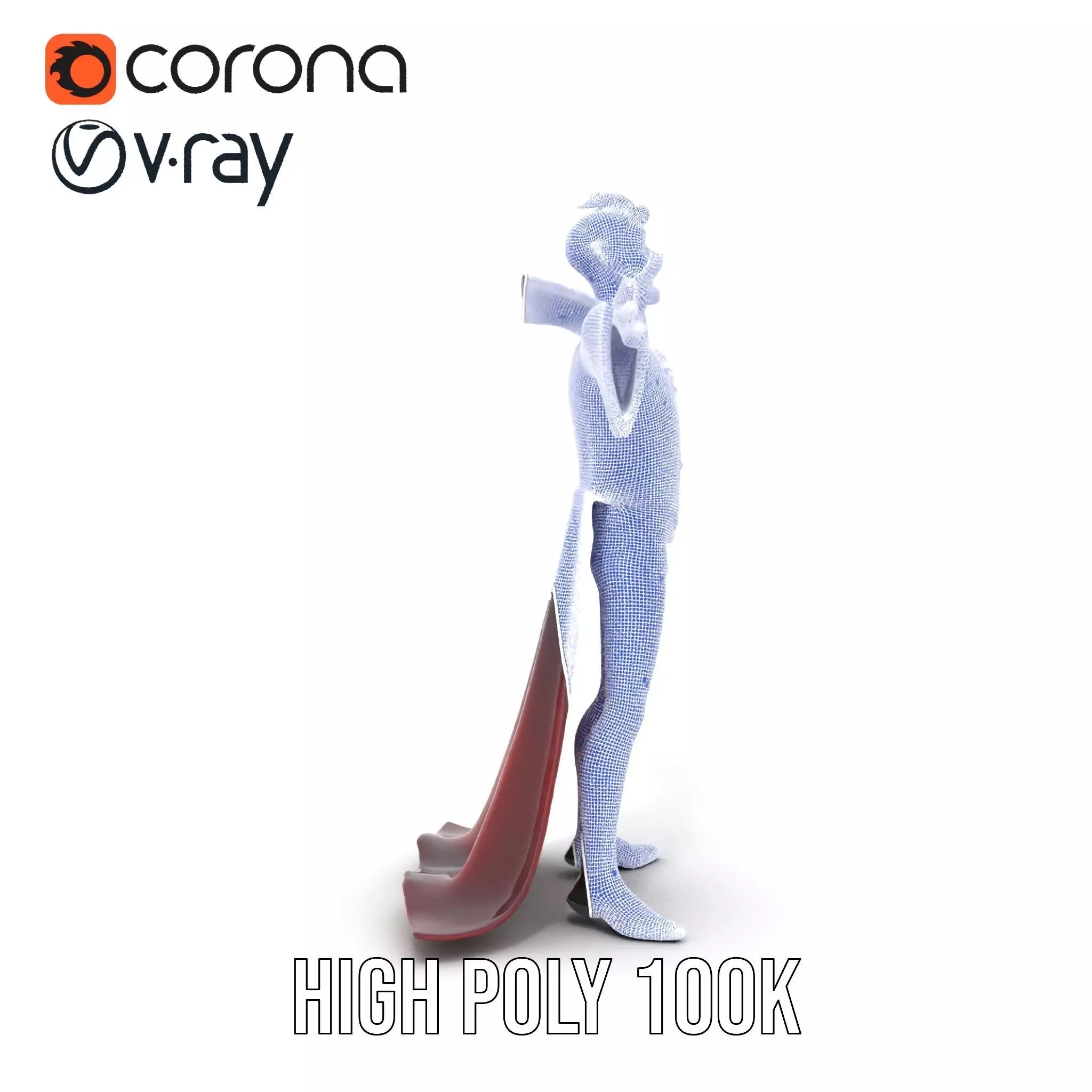 Cartoon Vampire Character Model Pack Low-poly 3D model_33