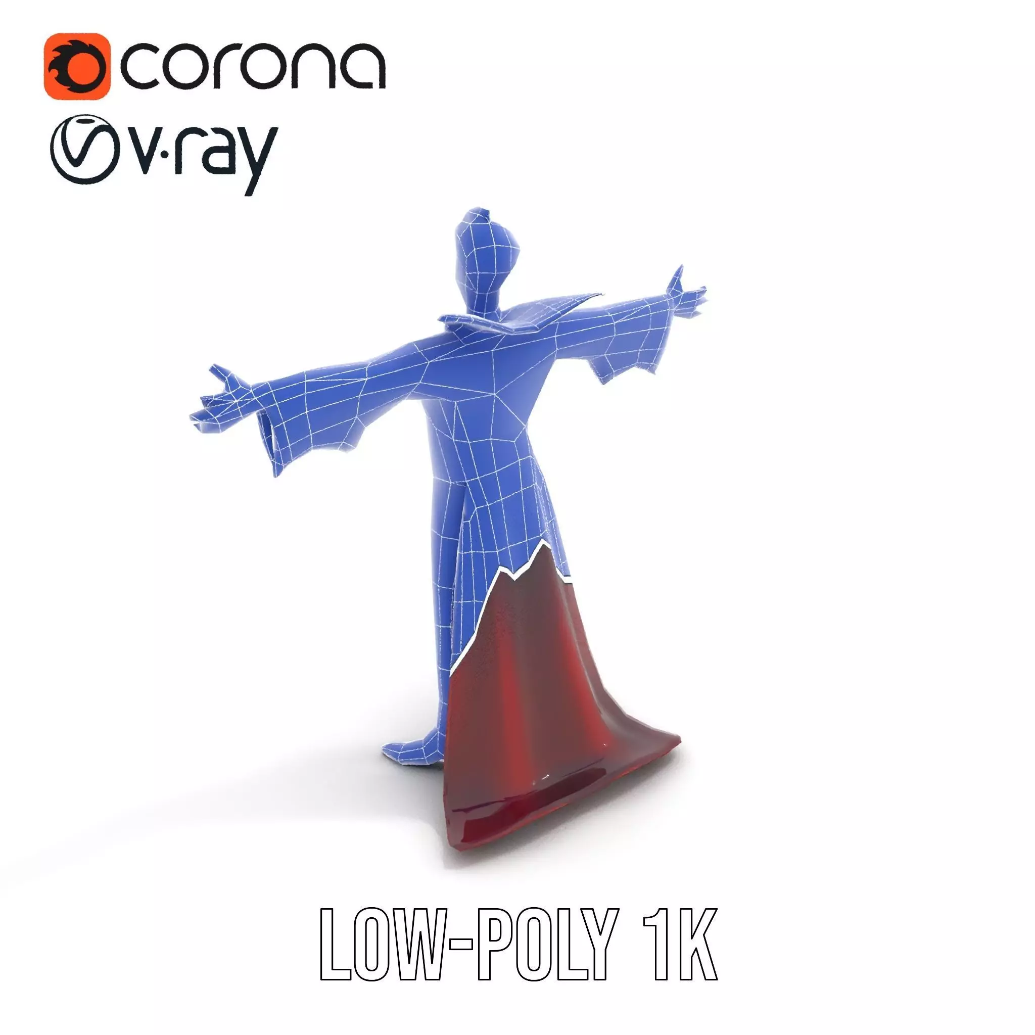 Cartoon Vampire Character Model Pack Low-poly 3D model_28