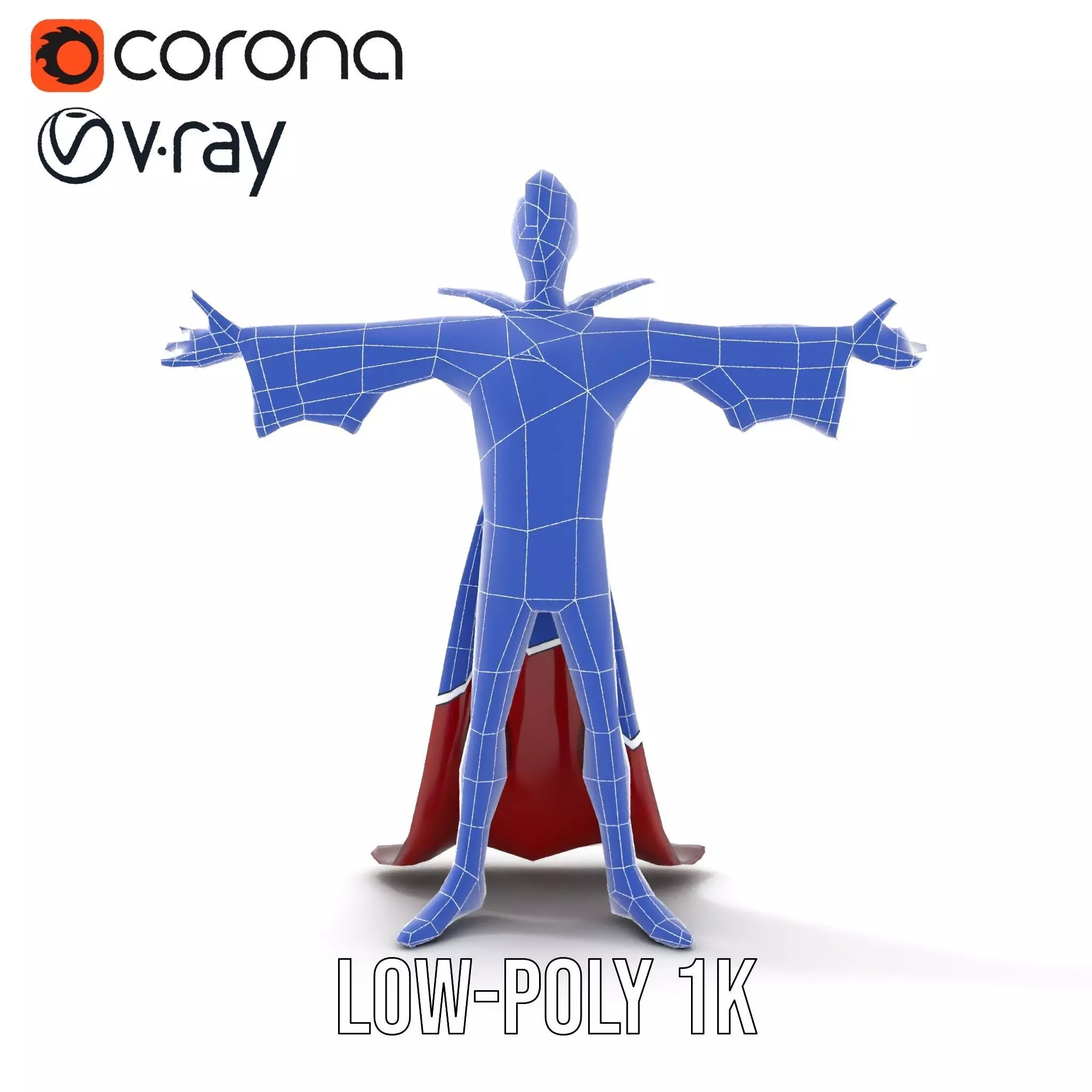 Cartoon Vampire Character Model Pack Low-poly 3D model_25