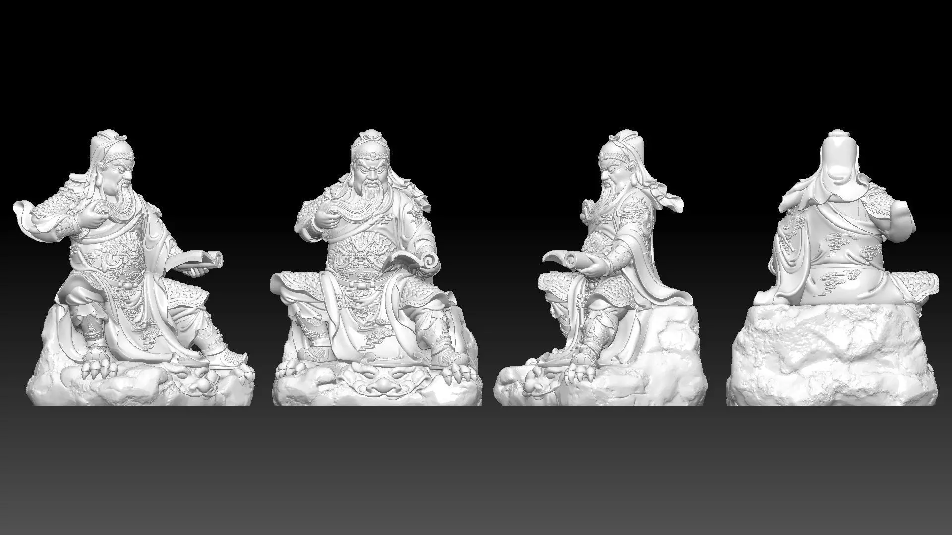 Guan Yu 3D print model_3