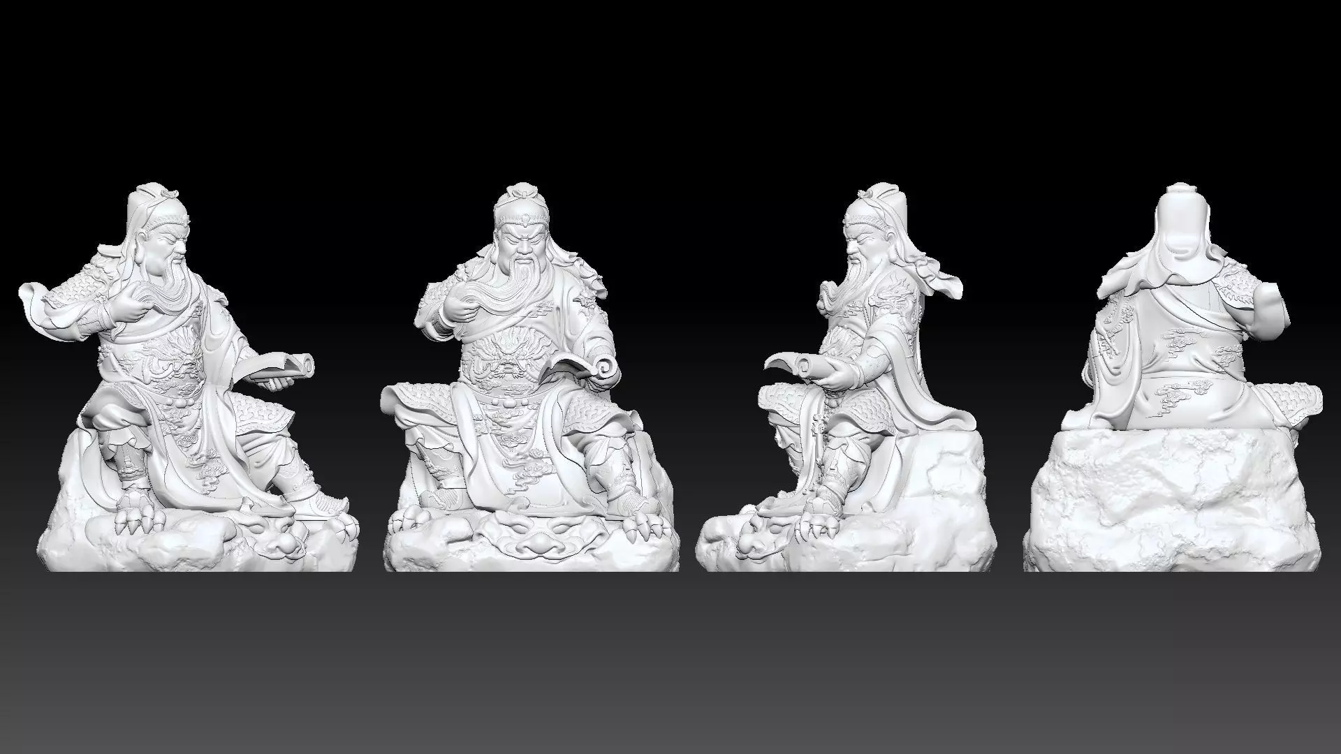 Guan Yu 3D print model_5