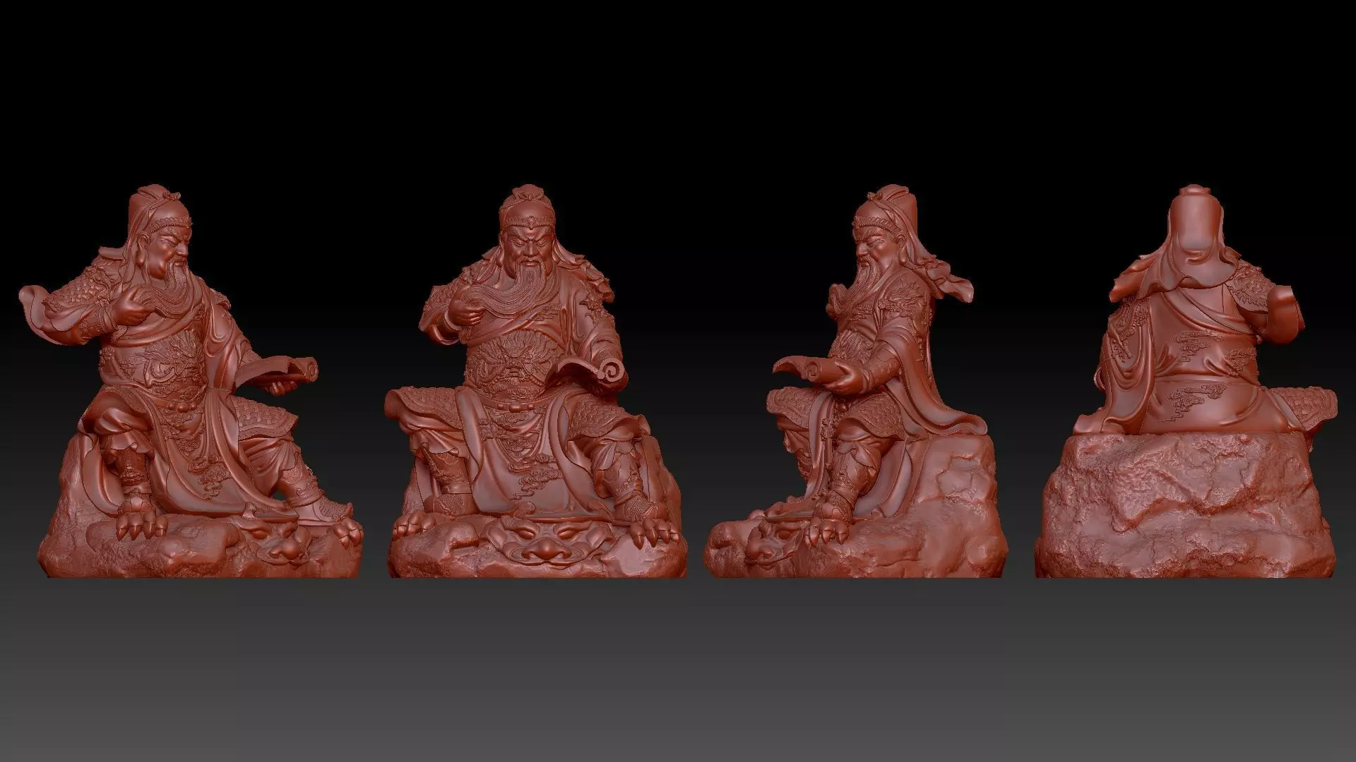 Guan Yu 3D print model_8