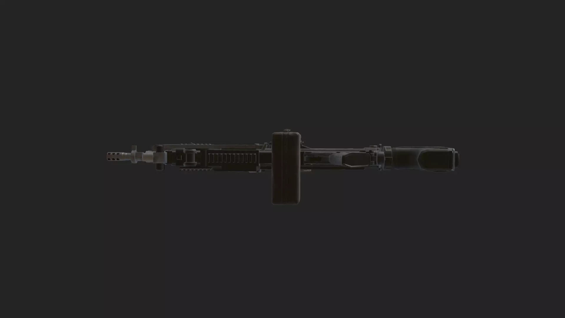 Pistol 3D Model 020 Low-poly 3D model_12