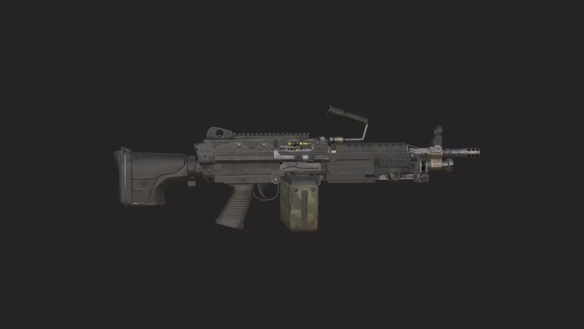 Pistol 3D Model 020 Low-poly 3D model_6