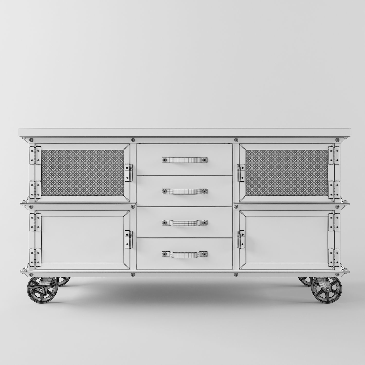 Large Ellis Console 3D model_3