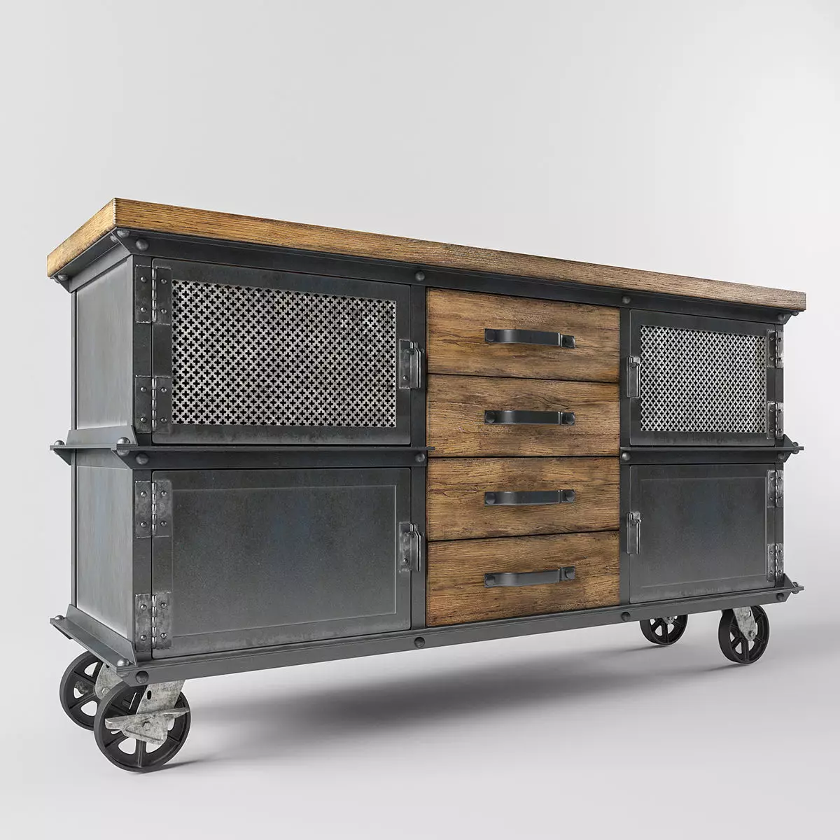 Large Ellis Console 3D model_0