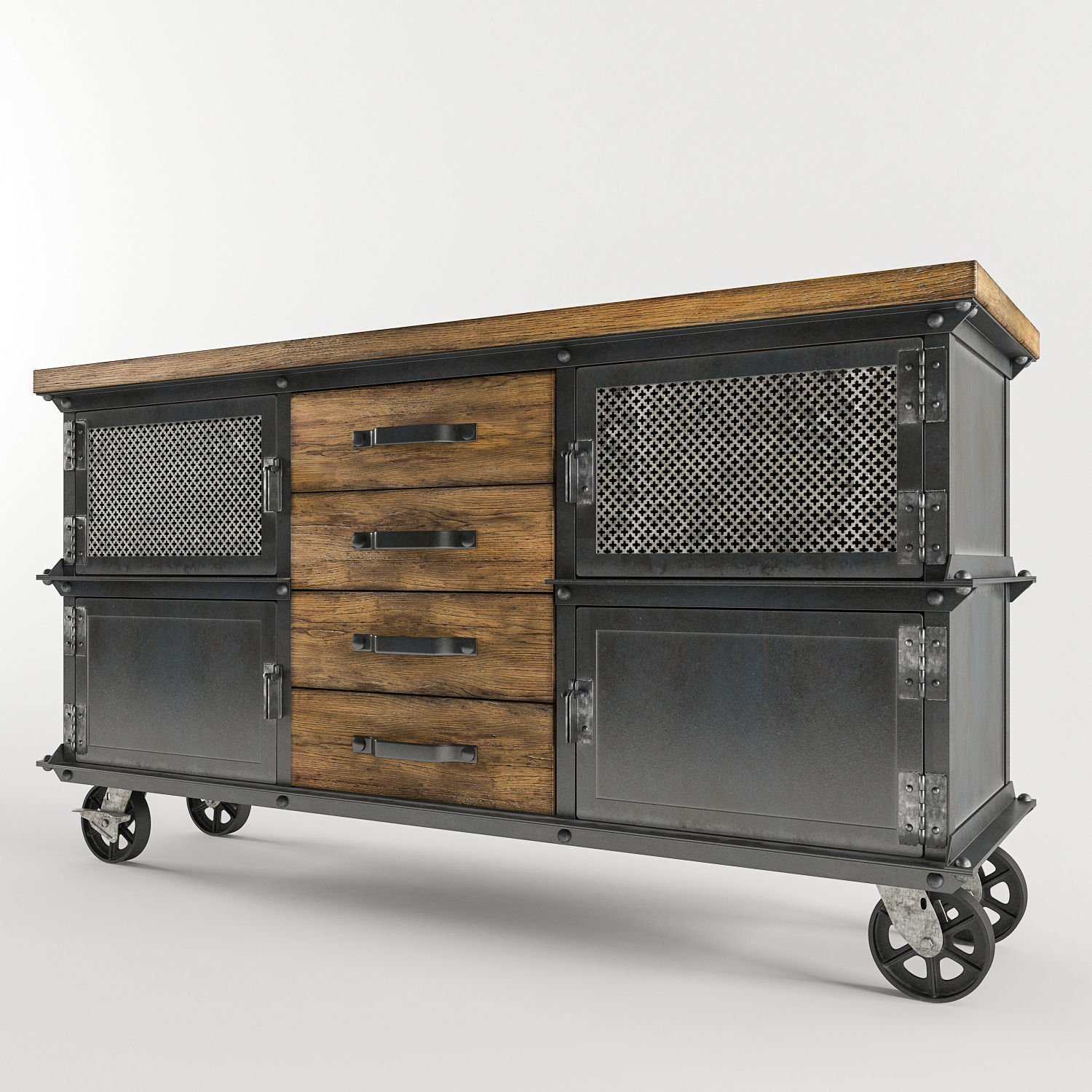 Large Ellis Console 3D model_2