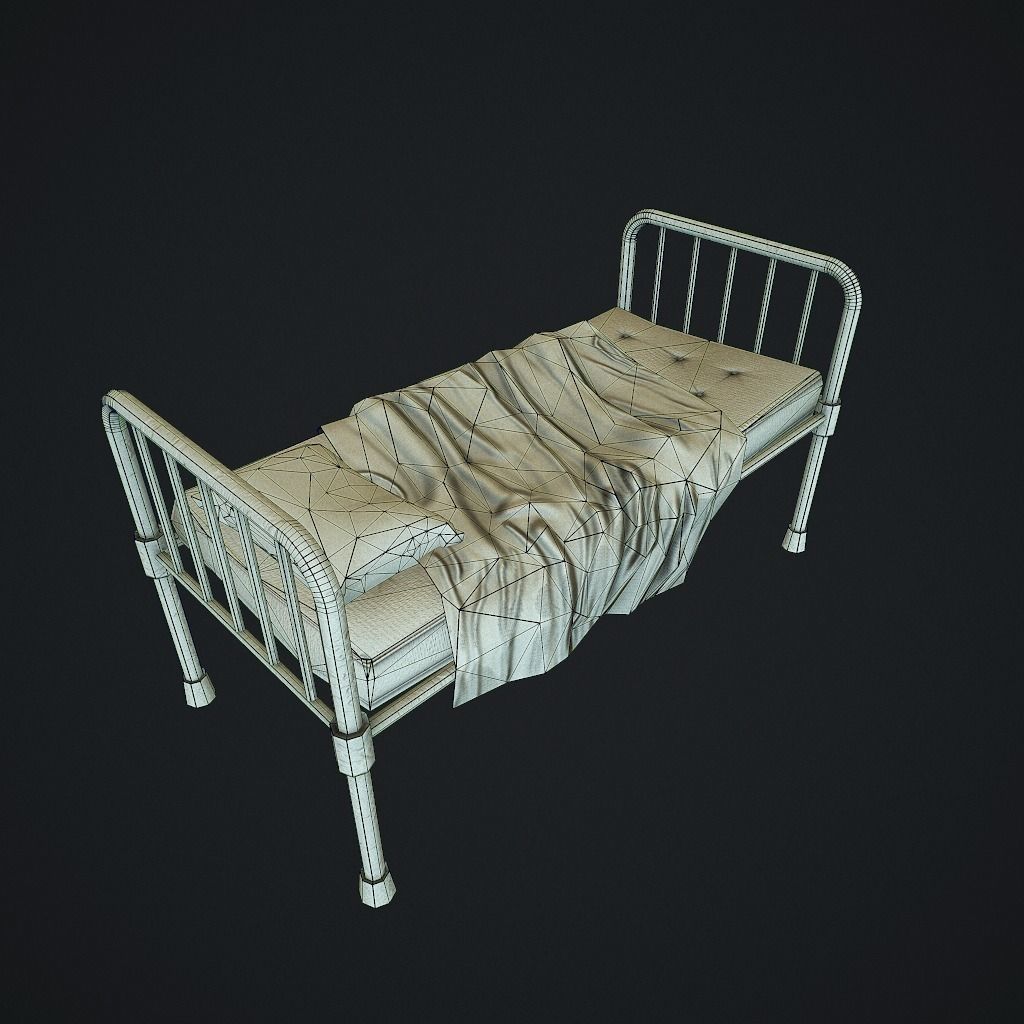 Old Hospital Bed D Model Low Poly Obj Fbx Cd Lwo Lw Lws Lxo Lxl Old Hospital Bed D Model Low Poly Obj Fbx Cd Lwo Lw Lws Lxo Lxl