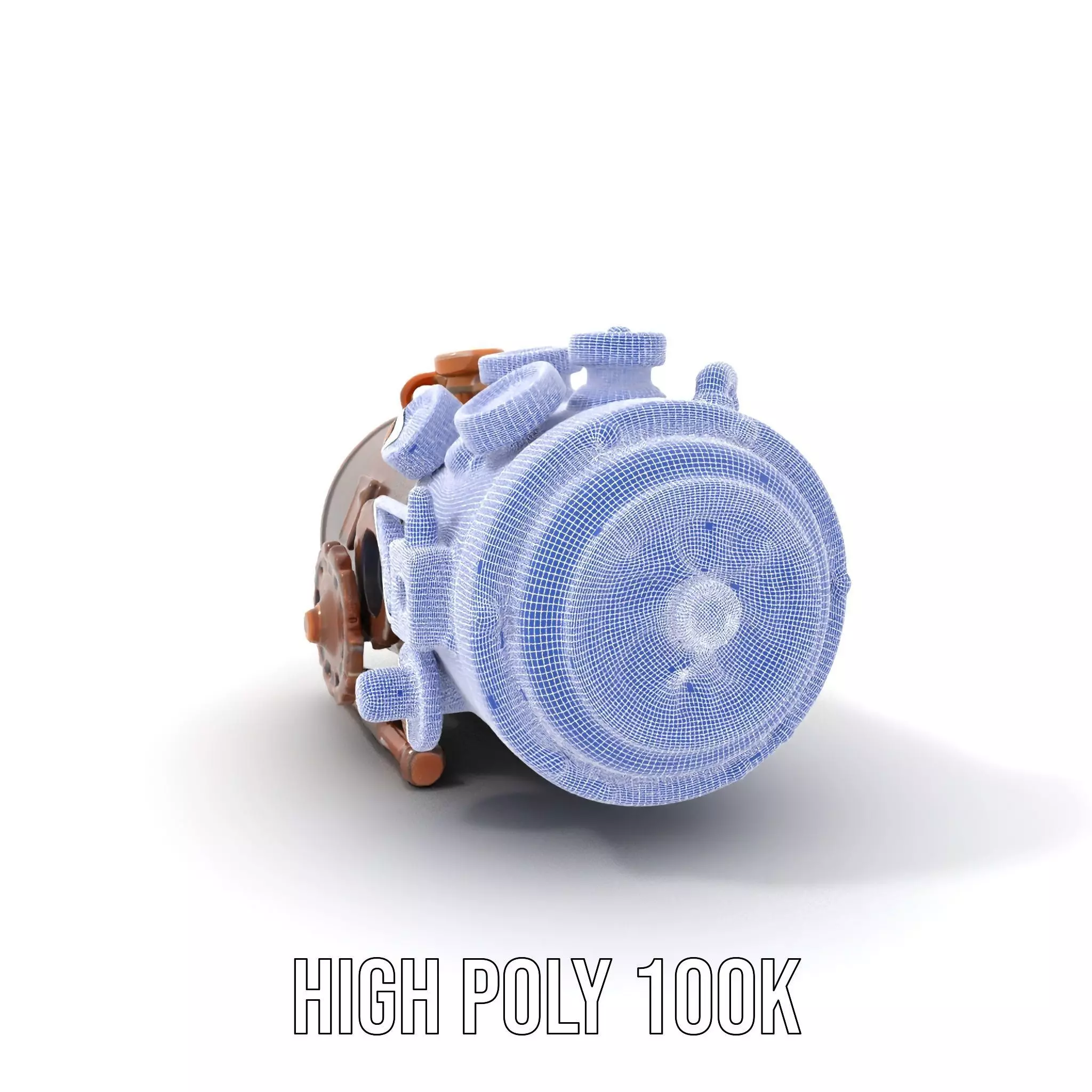 Steampunk Engine Gauge model pack Low-poly 3D model_4