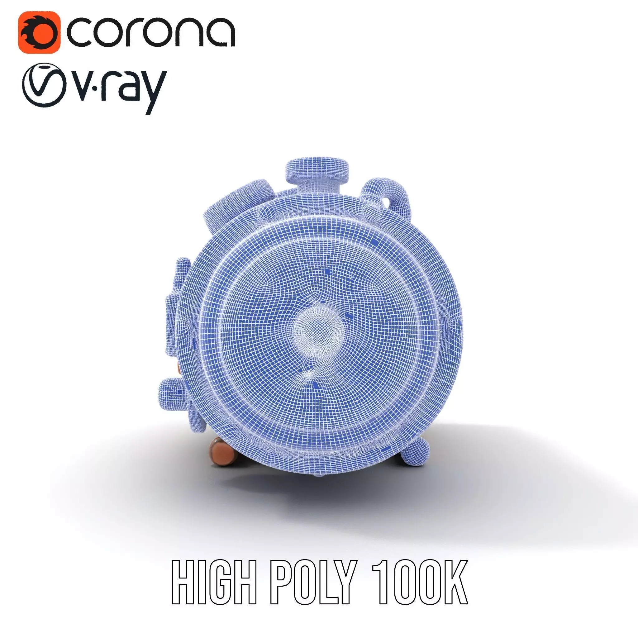 Steampunk Engine Gauge model pack Low-poly 3D model_33